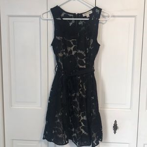 Monteau Black Lace Dress